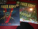 TIGER ARMY V AND RETROFUTURE COLORED LPS SPACE DUST AND ELECTRIC BLUE