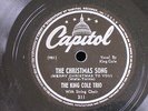 Nat King Cole Trio/The Christmas Song-In Cool of Evening/Vinyl 78/Capitol 311/V+