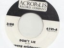 TULSA GARAGE -- YOUNG ARIOSTOCRACY -- DON'T LIE /LOOK AND SEE