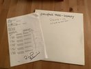 Porcupine Tree Signify 2LP Test Press with production notes signed by R Barbieri