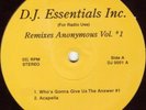 DJ Essentials Inc. - REMIXES ANONYMOUS VOL.1 EX 12