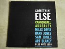 Cannonball Adderley - Somethin' Else - Blue Note 1595 Miles Davis Ex/Ex