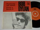 Mega rare Bob Dylan single 45 Positively 4th Street CBS 1893 Sweden VG+/VG+