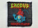 EXODUS - f. disaster ORIGINAL Patch VINTAGE Metal Kutte '88 Metallica DRI Slayer