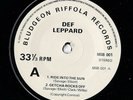 DEF LEPPARD * BLUDGEON RIFFOLA EP * FAN CLUB PRESSING * MINT
