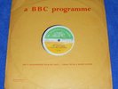 Rare BBC TRANSCRIPTION DISC 
