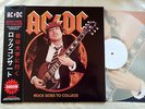 AC/DC rock goes to college..LIVE UK 1979..LP CLEAR + BOOK 8 pages