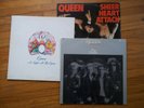 3 Queen Vinyl Albums Night at the Opera The Game Sheer Heart Attack