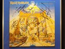 IRON MAIDEN-Powerslave LP, GER, vg/vg, 6x signed, framed, unique, MUST HAVE