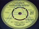 Ruby And The Romantics:   Hey There Lonely Boy  UK    1963  EX   DEMO  7