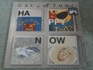GANG OF FOUR - HAPPY NOW LTD 500 SIGNED WHITE & BLACK SPLATTER LP VINYL RECORD
