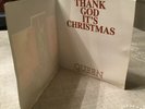 Queen CHRISTMAS CARD Thank God Its Christmas Rare Promo Item...Capitol/Raincloud