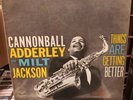 Cannonball Adderley with Milt Jackson Things Are Getting Better VG Vinyl 1958