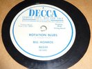 78rpm Country Decca 46344 BILL MONROE Rotation Blues 1951 Promo