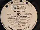 VERY RARE Beatles- A Hard Day's Night MONO White Label PROMO UAL 3366 1964 US LP