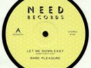 RARE PLEASURE/THE FATBACK BAND-  Let Me Down Easy/Spanish Hustle Vinyl