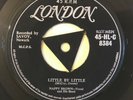 *RARE* 1957 NAPPY BROWN SINGLE - LITTLE BY LITTLE -  SILVER LONDON 45-HL-C 8384