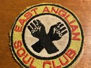 NORTHERN SOUL PATCH ORIGINAL EAST ANGLIAN SOUL CLUB CLOTH BADGE