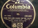 Rare Al Bowlly 78 Savoy Hotel Orpheans Gramophone Phonograph Record on CB 426