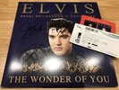 Priscilla Presley TCB Band Jerry Schilling SIGNED Elvis Wonder Of You LP Vinyl