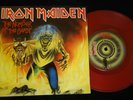 IRON MAIDEN  THE NUMBER OF THE BEAST UK RED VINYL 7