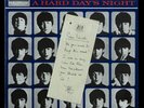 Beatles - A Hard Day's Night - UK 1964 LP *HAROLD WILSON OWNED* Unplayed + Note