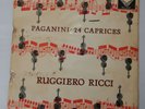 Ruggiero Ricci Violin Paganini 24 Caprices Decca WBG ED1 Red print  SXL 2194