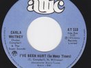 Canada Funk / Soul 45 - CARLA WHITNEY & CHOKER CAMPBELL - I've Been Hurt