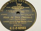 SR. SAGI BARBA ALMA DE DIOS-CORO Y CANCION HUNGARA GRAMOPHONE CONCERT GC-2-62083