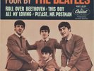 THE BEATLES CAPITOL EAP 1-2121 FOUR BY THE BEATLES ROLL OVER BEETHOVEN + 3