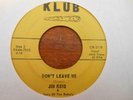 NC ROCKABILLY/GARAGE INSTRO 45  JIM REID ON KLUB DON'T LEAVE ME/JACK'S ROCK
