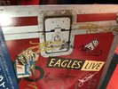 EAGLES - Fully Hand Signed - ' Live ' VINYL DLP Felder Frey Henley Timothy Walsh