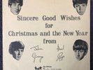 THE BEATLES First Christmas Record 1963 Fan Club Flexi disc 