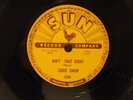 78 RPM SUN 226 EDDIE SNOW - Ain't That Right - Bring Your Love Back Home - E+