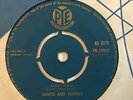 SANTO & JOHNNY Sleep Walk Pye International UK 1959  Pop 7