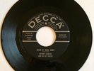 45 Decca 9-29940 Johnny Carroll rock'n'roll ruby/tryin' to get to you NM-