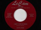 Funk Soul 45 - Edith Jones - I Don't Care No More - Le Cam - VG++ Cresa Watson