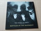 the sisters of mercy- reptiles in the basement - lp- white red splater   vinyl
