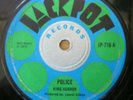 KING HORROR - Police / Pama Dice - Jackpot UK 1970 Single Reggae Laurel Aitken