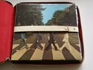 OZ 1960s VINTAGE CREAM+RED PVC *RECORDS* CARRY STORAGE CASE, HOLDS 12 VINYL LP's