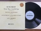Oistrakh Knushevitzky Oborin Schubert Trio No.1 Columbia SAX 2281 Ed1 B/S EX