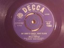 BILLY BOYLE=MY BABY'S CRAZY 'BOUT ELVIS=DECCA F 11503=BRITISH ROCK N ROLL=1/68