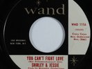 Northern Soul 45 SHIRLEY & JESSIE You Can't Fight Love WAND VG++ HEAR