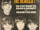 The Beatles Vee-Jay 587 Do You Want to Know a Secret / Thank You Girl Pic Sleeve