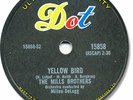 Rare 1958 MILLS BROTHERS Pop 78 RPM Record. Yellow Bird