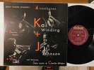 Kai Winding & J.J.Johnson Four trombones w.B.Green-W.Dennis Debut red mono