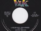 Popcorn R&B 45 - BROOK BENTON - A Million Miles From Nowhere / Devoted
