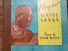 NEGRO SINFUL SONGS LEAD BELLY MUSICRAFT ALBUM 31 78 RPM 4/5 records vinyl