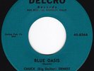 CA Tremolo Exotica R&B CHUCK ERNEST w/SATELLITE BAND Blue Oasis 45 Delcro HEAR