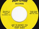 AR Country Rock TEDDY BUNCH Just to Satisfy You 45 Van-Deck HEAR